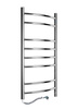 Elektryczny grzejnik łazienkowy NIERDZEWNY CAMELLIA 480х800 Termostat, lewa