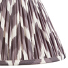 Zigzag Shade Pearl Grey Fabric 180x140x300mm