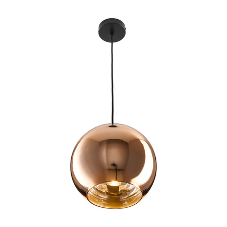 Lampa wisząca MIRROR GLOW - S miedziana 25 cm