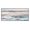 Obraz w ramie „Even Tide” – niebieski, 134 × 3 × 59 cm