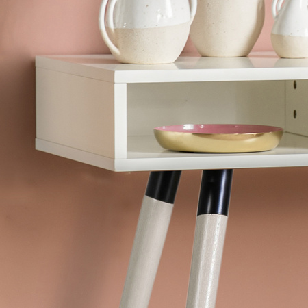 Konsola Holbrook, biała, 1100 x 450 x 770 mm
