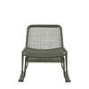 Sassano Lounge Chair with Footstool Green