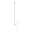 Elektryczny grzejnik łazienkowy Silhouette Quadro 90х1500 Sensor prawa, biały