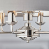 Highclere 6 Pendant Lght Nckl & Chrcoal 350-1200mm