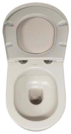 INFINITY miska WC wisząca, Rimless, 36,5x53cm, ivory