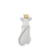 Mouse King Pot Hanger White/Gold (2pk) 45x45x110mm