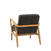 Datsun Armchair Charcoal Boucle 690x760x800mm