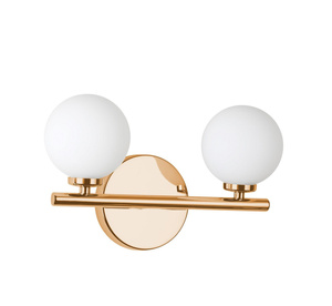 LAMPA ŚCIENNA KINKIET NOWOCZESNY ZŁOTY MARSIADA W2