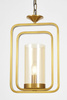 LAMPA WISZĄCA LOFT ZŁOTA BENTON W1