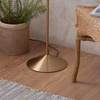 Wriggle 1 Floor Lamp Brushed Aged Brass