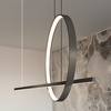 Lampa wisząca GLAD biała LED 4000K