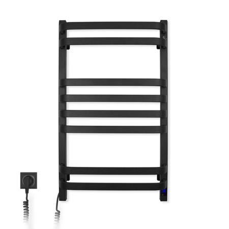 Elektryczny Grzejnik Łazienkowy Navin Stugna 480х800 Sensor lewa, czarna mora