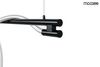 MOOSEE lampa wisząca SERPIENTE 120  czarna