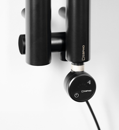 MOA grzałka elektryczna z termostatem, bluetooth, 600 W, czarna