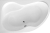 CIDLINA wanna 160x105x45cm, lewa, biały