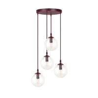 COSMO 4PREM BURGUNDY TRANSPARENT