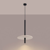 Lampa wisząca FELTRO 1 czarna/beżowa