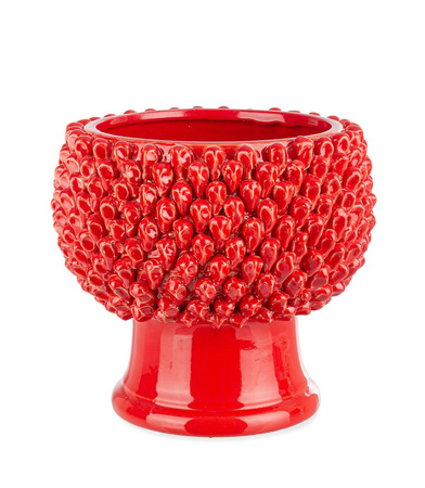 Wazon dekoracyjny BIZZOTTO CLASSIC H26,5 – czerwony, ceramika