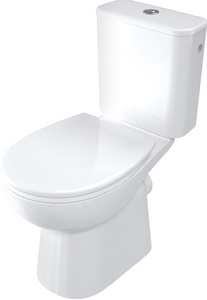 Miska WC kompakt bezkołnierzowa