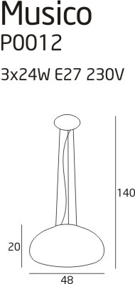 Musico lampa wisząca