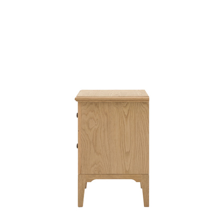 Malvern 2 Drawer Bedside 450x400x600mm