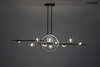 MOOSEE lampa wisząca ALURE LINE TWIN 120 czarna