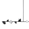 Lampa wisząca CONE LED 130 cm- czarna listwa sufitowa z dekoracyjnym elementem świecącym