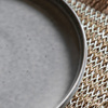 Talerz obiadowy Reactive Glaze – jasnoszary, 27 × 27 × 3 cm, zestaw 4 szt.