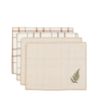 Woodland Festive Stripe Placement (4pk) 300x400mm