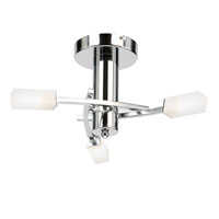 Havana 3 Ceiling Lamp Chrome