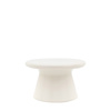 Pavia Coffee Table Cream 650x650x400mm