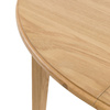 Malvern Round Ext Dining Tble 1100/1550x1100x750mm