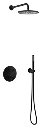 Osier HS1 podtynkowy zestaw prysznicowy termostatyczny matowa czerń