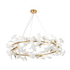 Lampa wisząca BOTANIKA 100 cm - złota, G9, regulowana, designerska