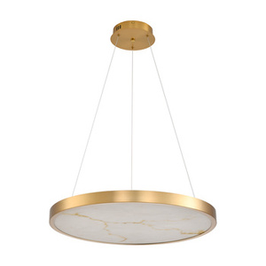 Lampa wisząca ALCHEMY 60 cm - LED, złoty alabaster