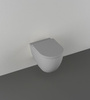 INFINITY miska WC wisząca, Rimless, 36,5x53cm, stone grey