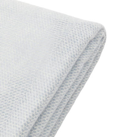 Cassis Herringbone Throw Blue 1300x1700mm