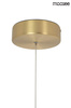 MOOSEE lampa wisząca SERPIENTE 120 złota