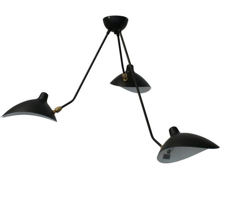 Lampa wisząca CRANE-3P czarna