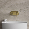ARMANCE bateria umywalkowa podtynkowa, mosiądz szczotkowany