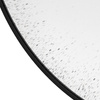 Yardley Convex Round Mirror Black 800mm