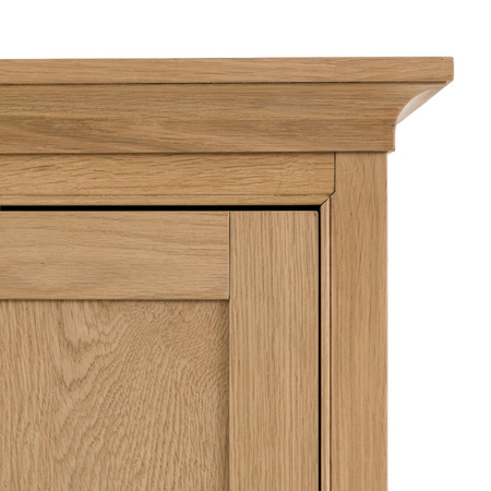 Szafa Malvern – szuflady: 1, naturalna, 98 × 58 × 187,5 cm