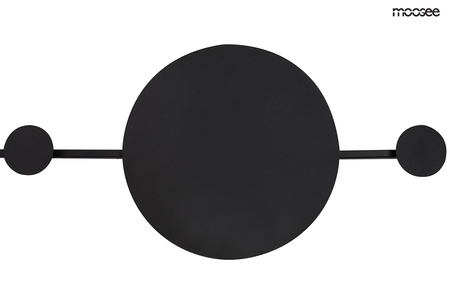 MOOSEE lampa ścienna SHADOW HANG z wieszakiem czarna