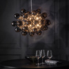 Infinity 8 Pendant Light Black Chrome
