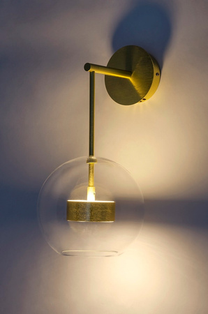 MOOSEE lampa ścienna CAPRI WALL złota