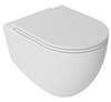 INFINITY Deska WC SLIM, Soft Close, Easy Take, biala