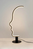 MOOSEE lampa stołowa FACE TABLE czarna