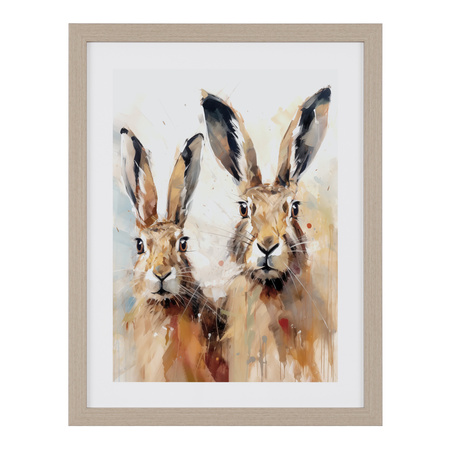 Hattie and Harold Framed Art 440x30x340mm