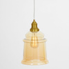 LAMPA WISZĄCA BURSZTYNOWA NOWOCZESNA MOLETTI D20