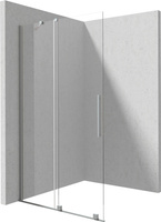 Ścianka prysznicowa walk-in 140 cm - przesuwna